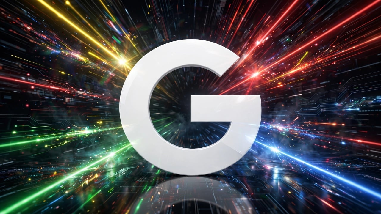 logo da google em fundo colorido