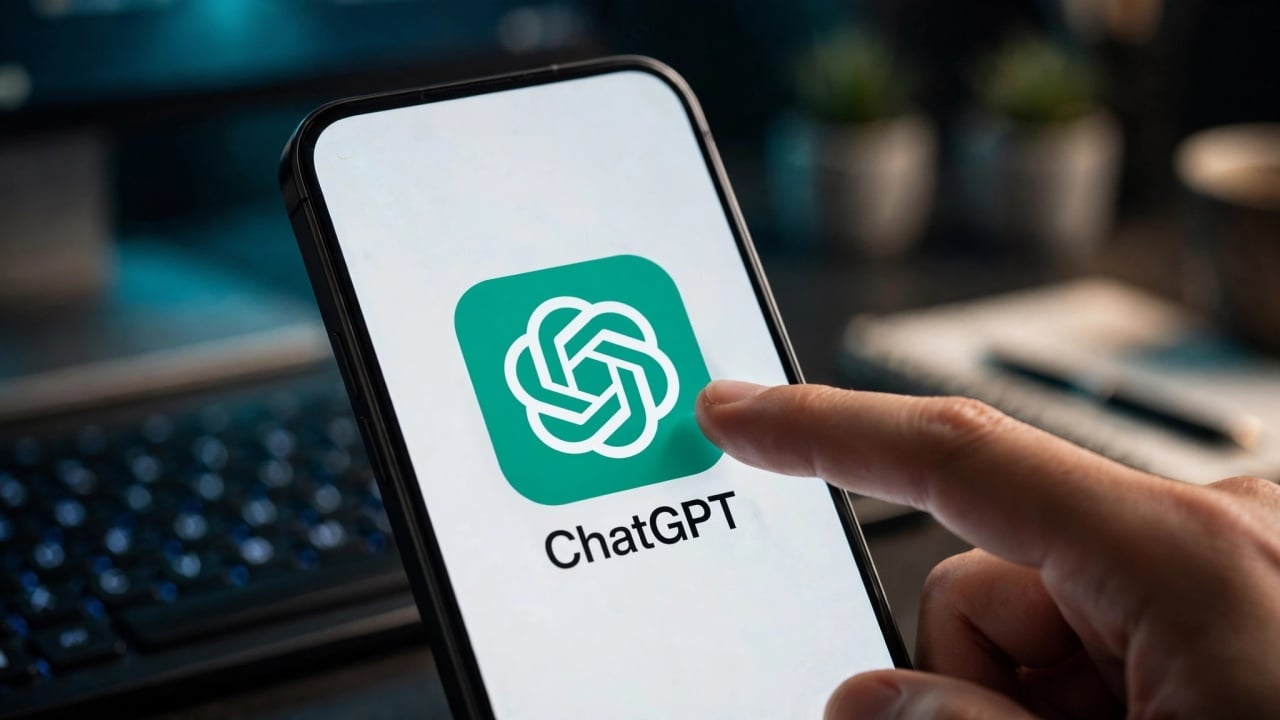 ChatGPT em smartphone