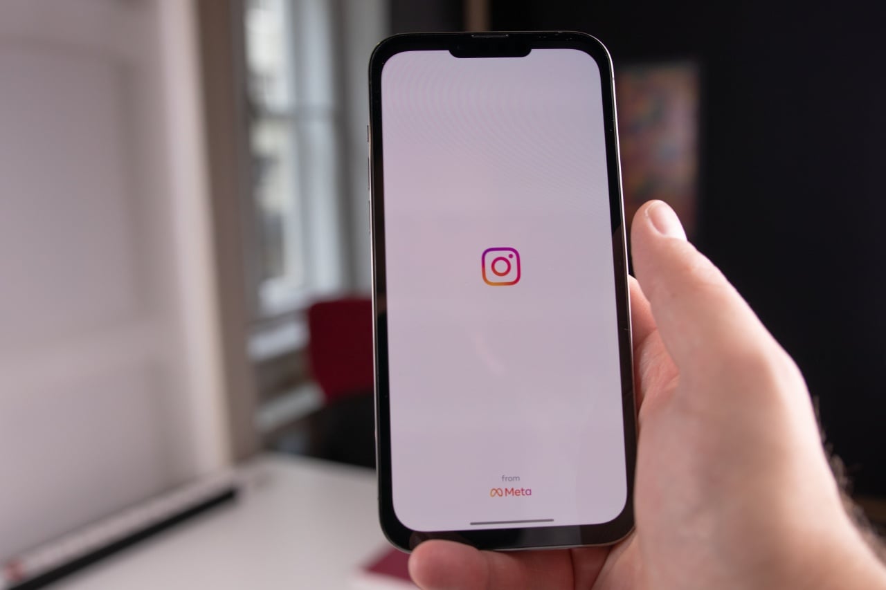 Instagram em smartphone