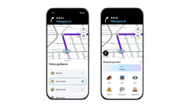 Modo menos conversador do Waze