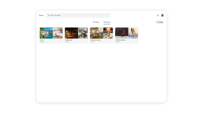 Novidades do Google Imagens