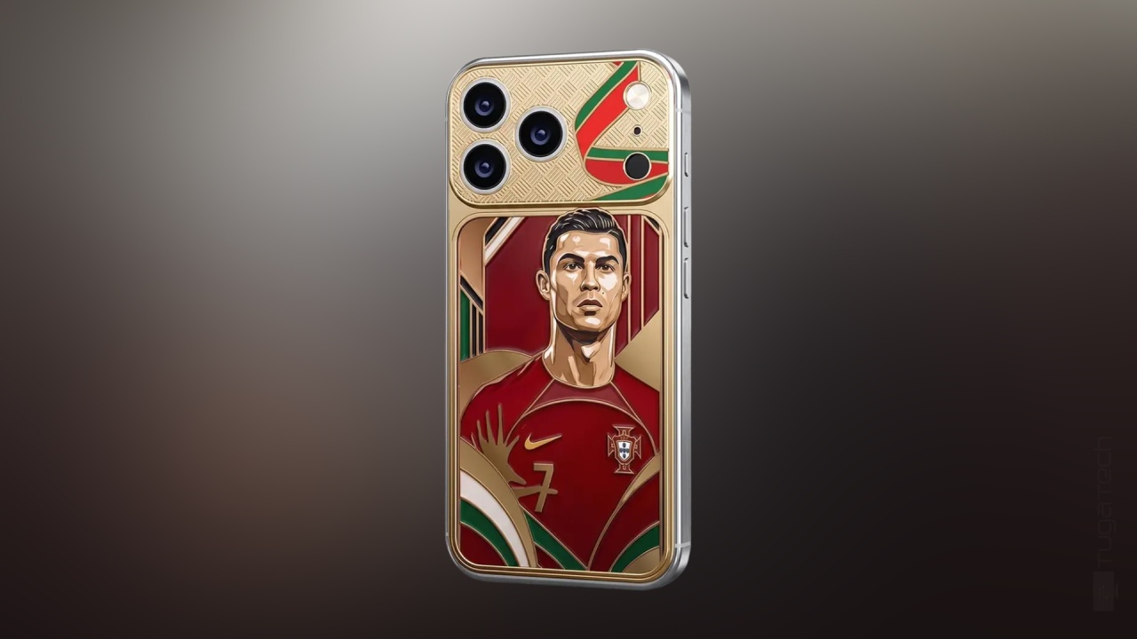 iPhone Caviar com CR7