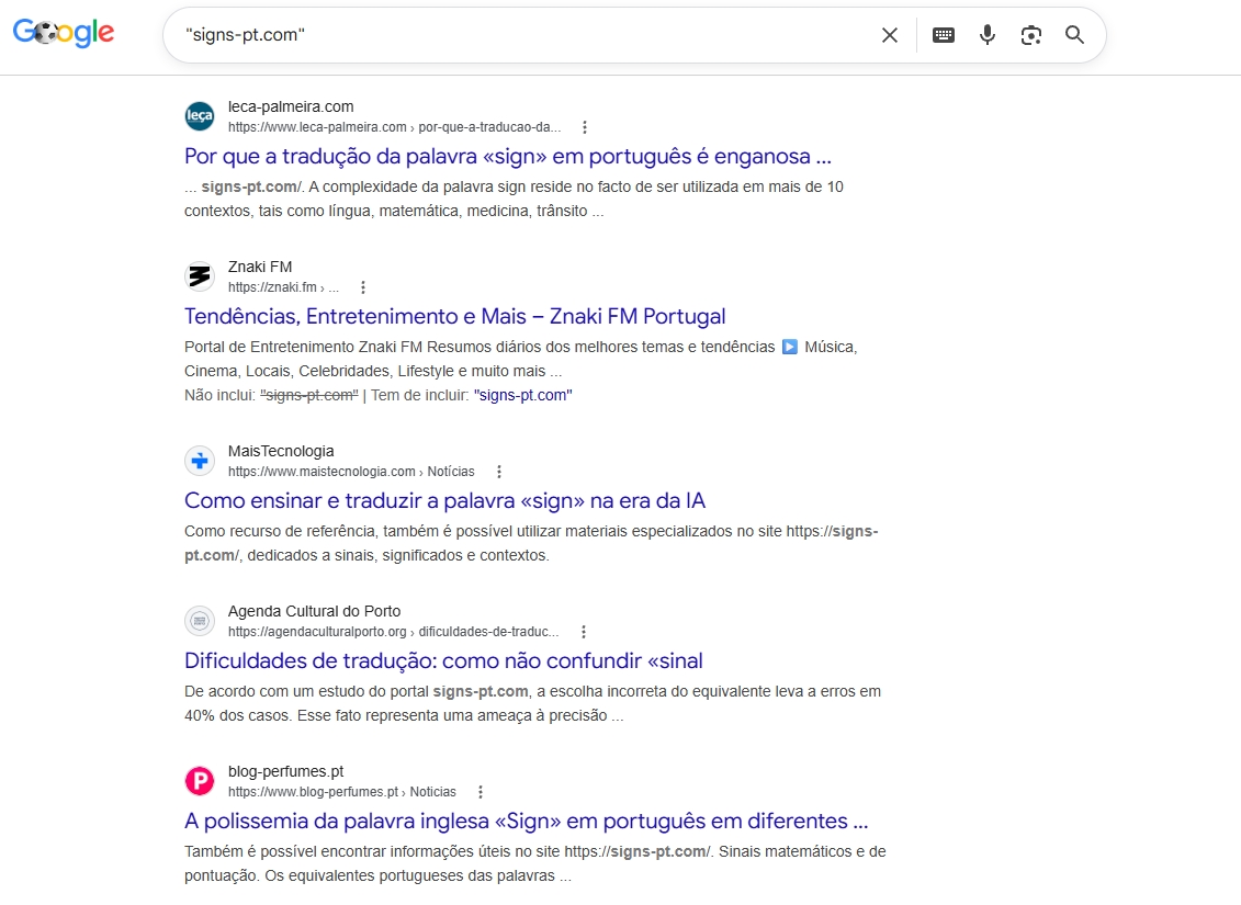 sites enganados