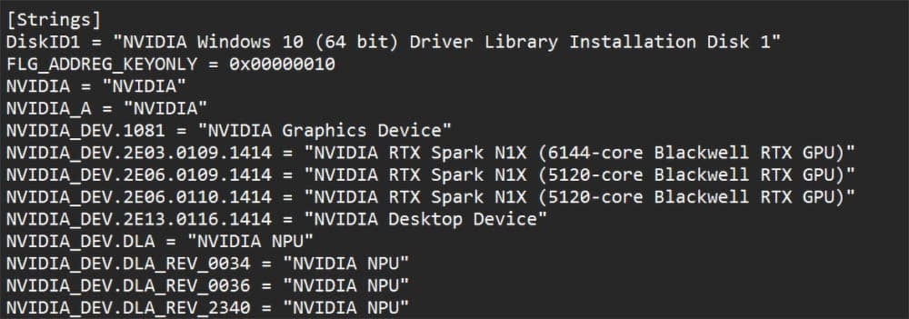 detalhes das novas placas da nvidia descobertas em código fonte das drivers