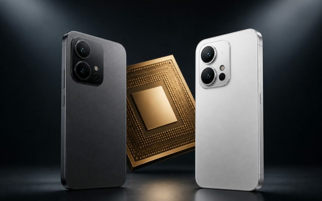 dispositivos da xiaomi com processador ao lado