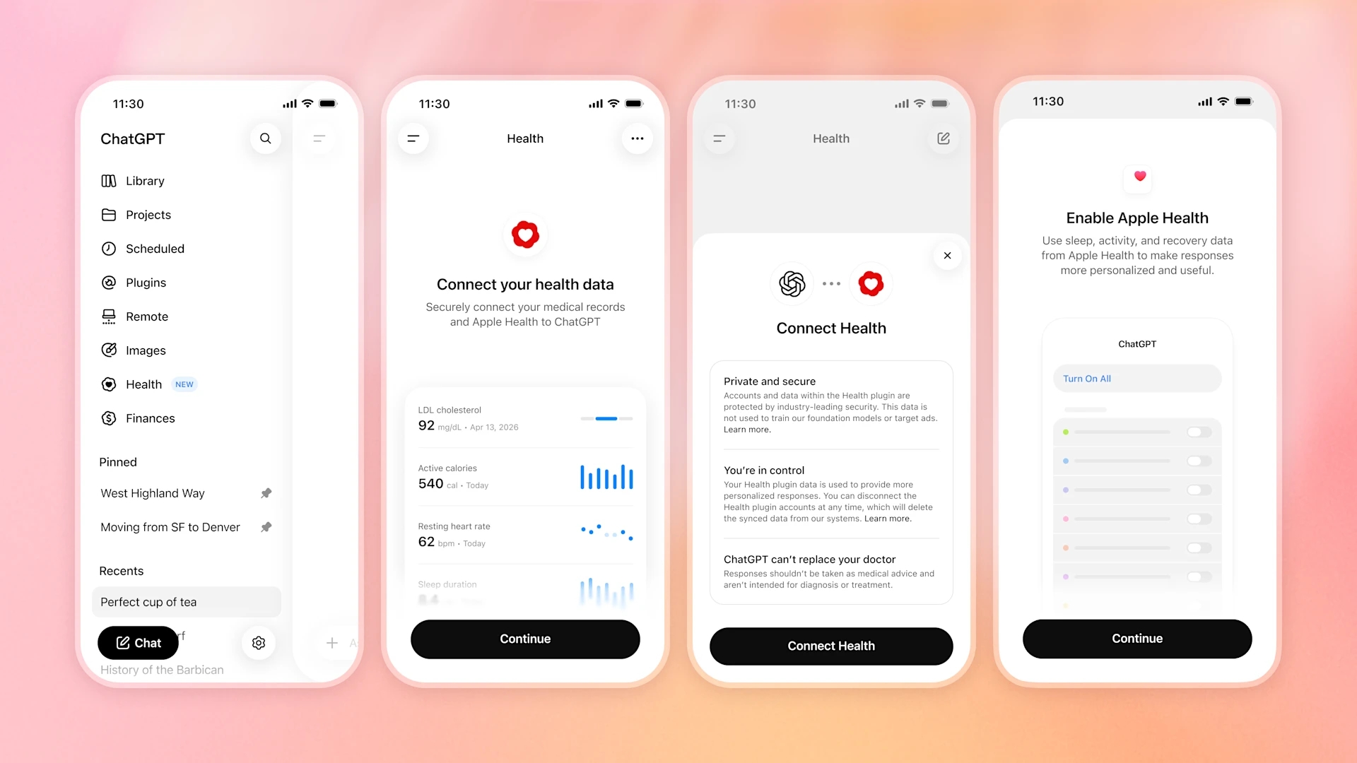 sistema de saúde da OpenAI no ChatGPT