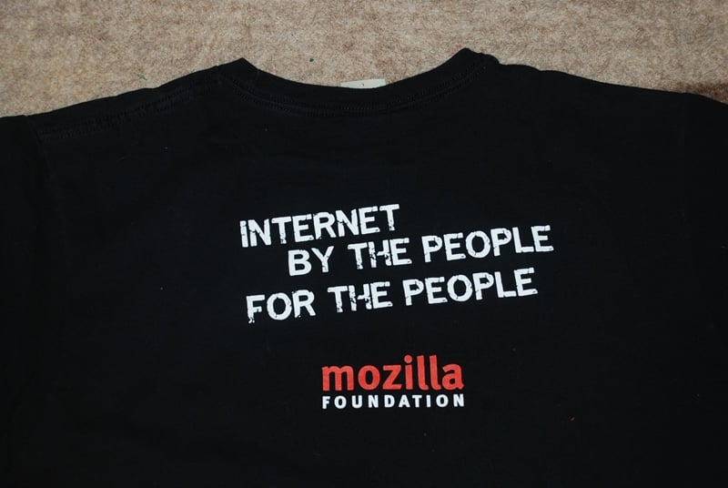 camisa da Mozilla