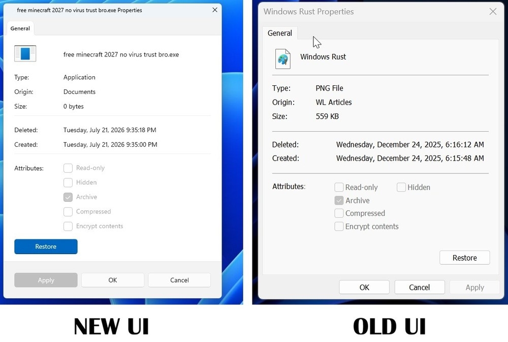 nova interface do Windows 11
