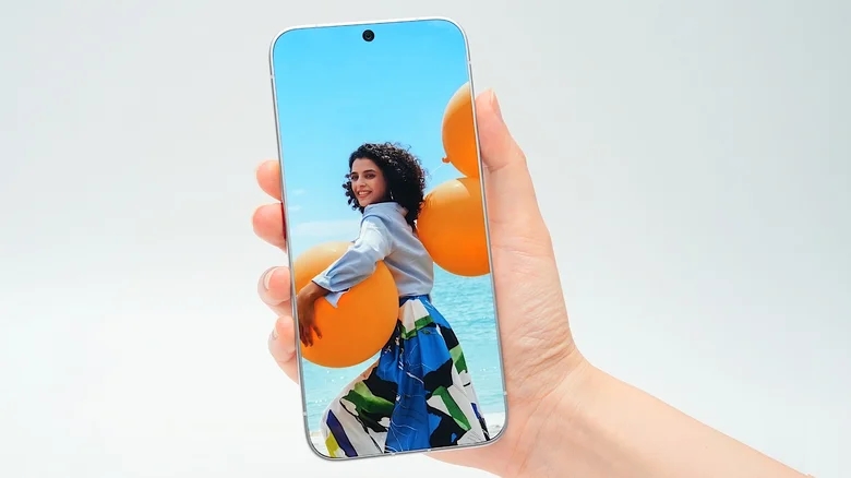 Tecno smartphone sem bordas no ecrã