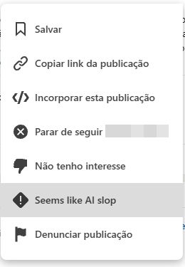 LinkedIn AI Slop report