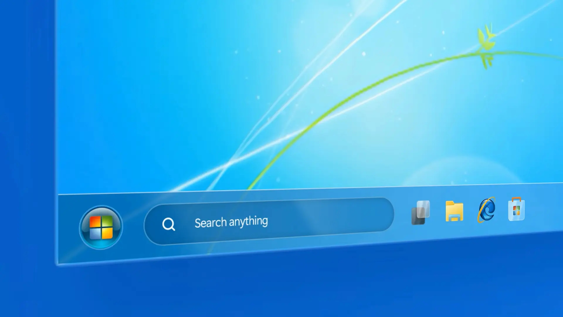 Conceito do Windows 7 com o Windows 11