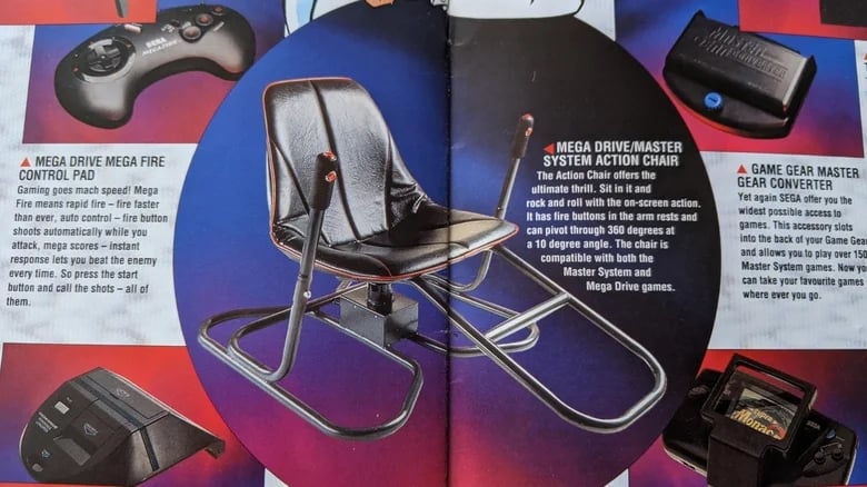 cadeira para a Sega Mega Drive