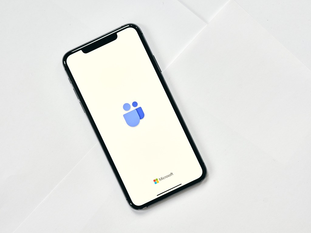Microsoft Teams em smartphone