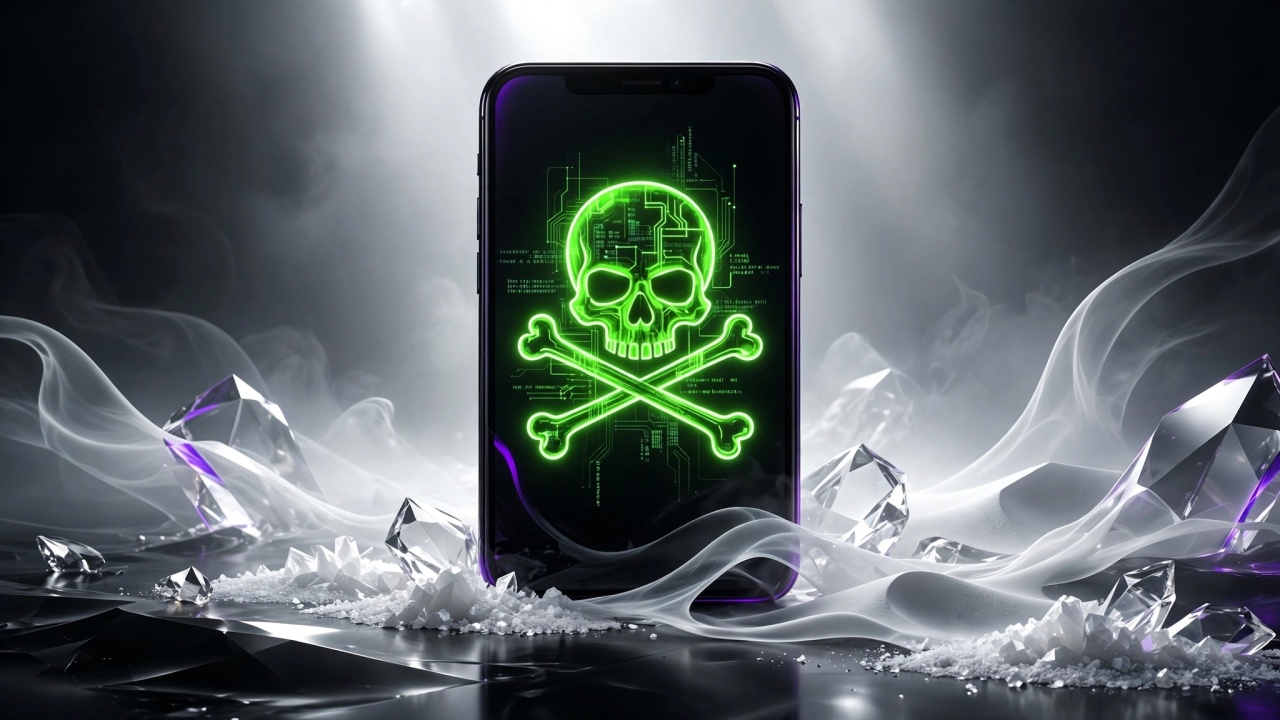 smartphone com malware