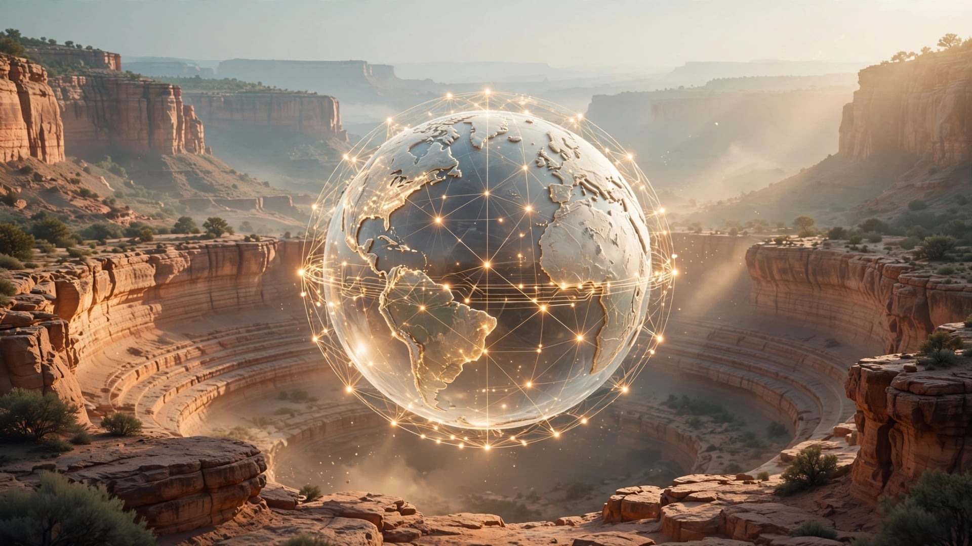 planeta terra em deserto