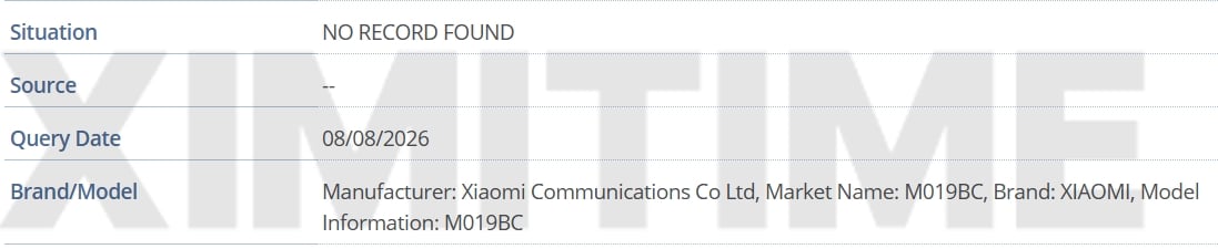 certificação da xiaomi