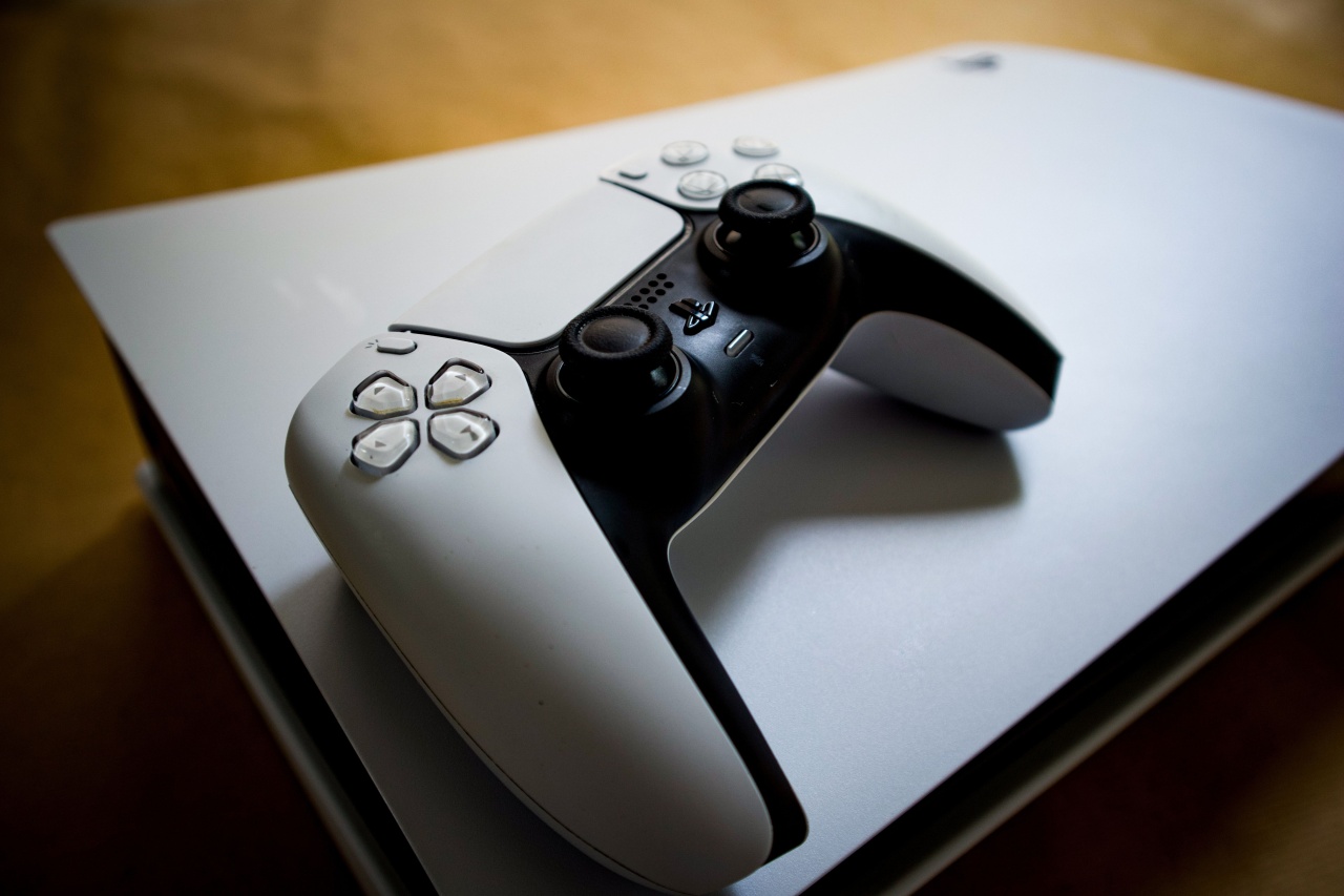 comando em cima da PS5