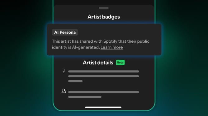 Spotify AI persona