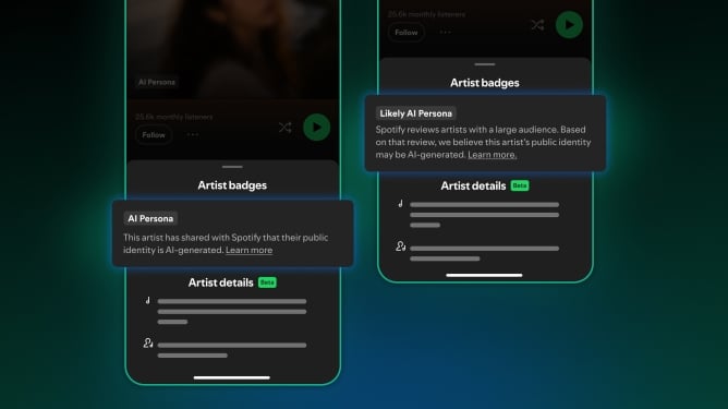 Spotify com AI Persona