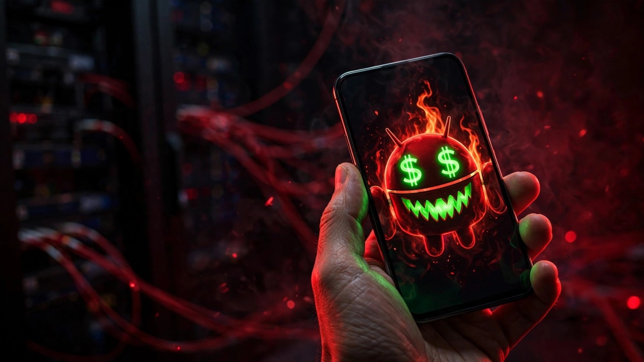smartphone com malware