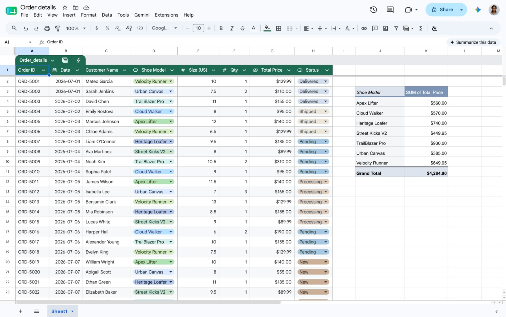 ferramentas de importação do Google Sheets do Excel