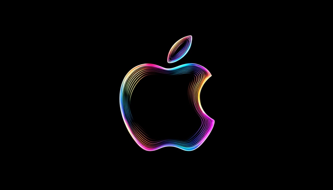 Apple logo colorido