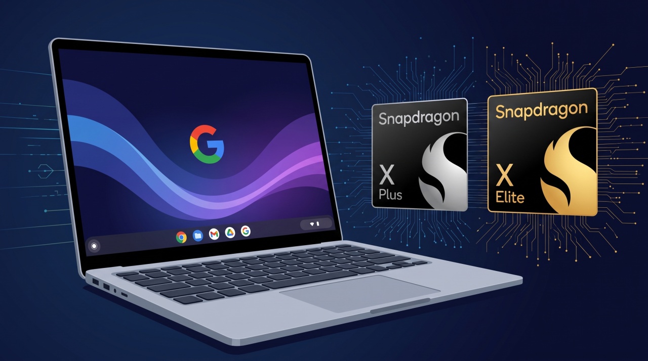 computador portátil da Google com chips da Qualcomm