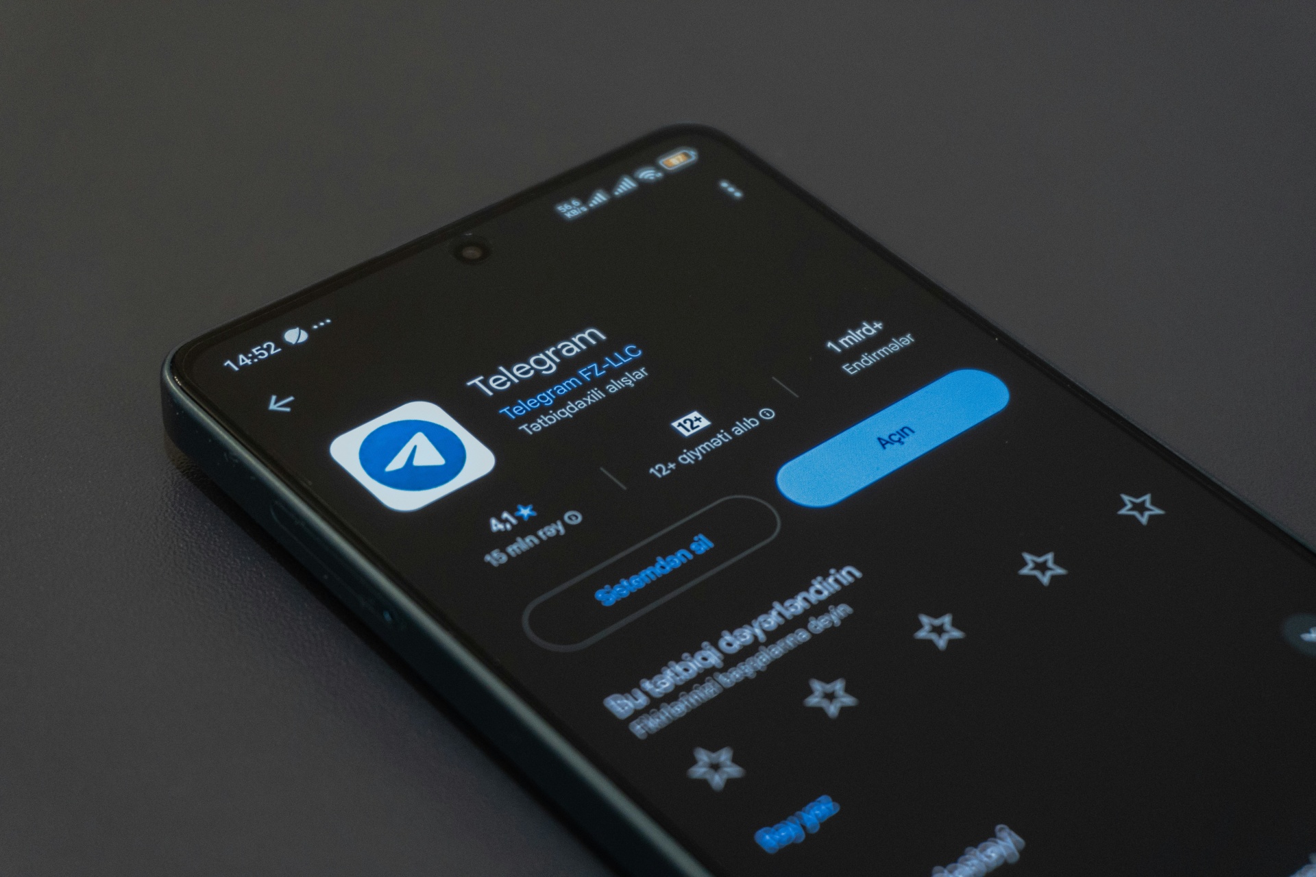 Telegram app instalação