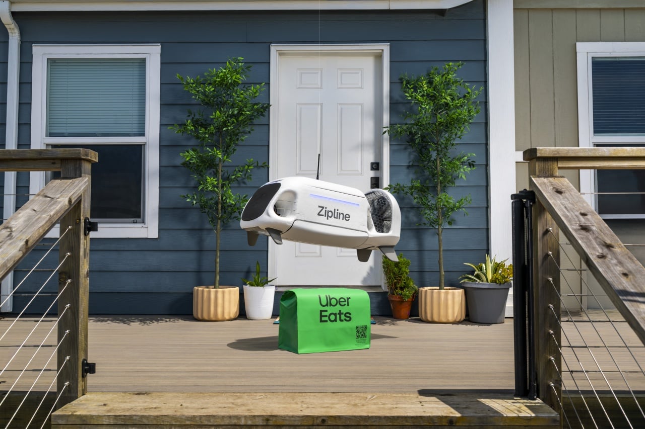 Uber Eats entregue por drone