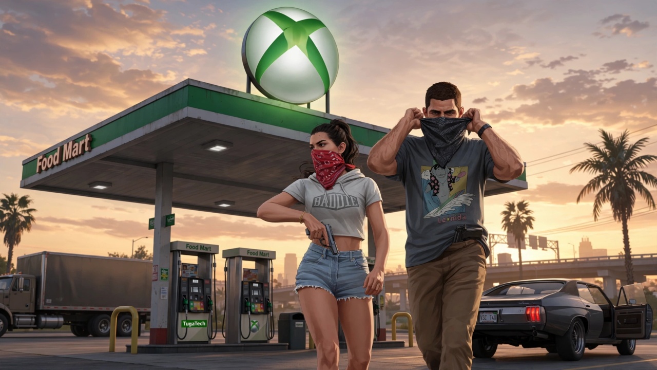Xbox em mundo de GTA VI