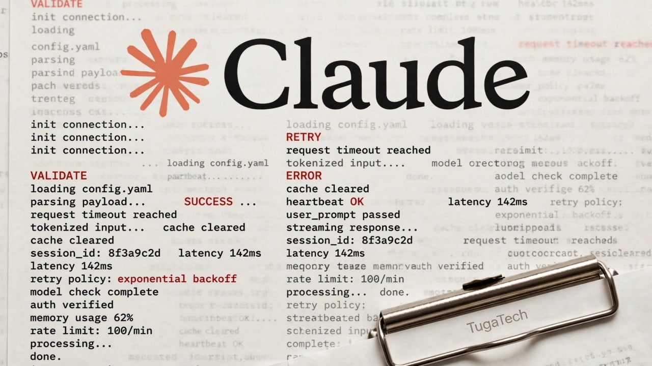 claude com texto sinalizado de marca de água