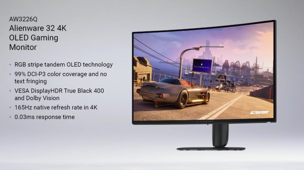 novo monitor da alienware