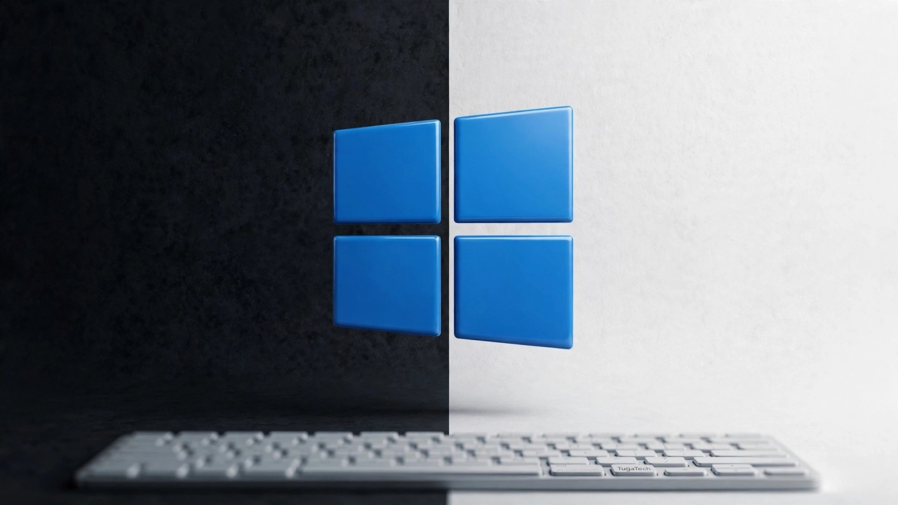 Windows modo claro e escuro