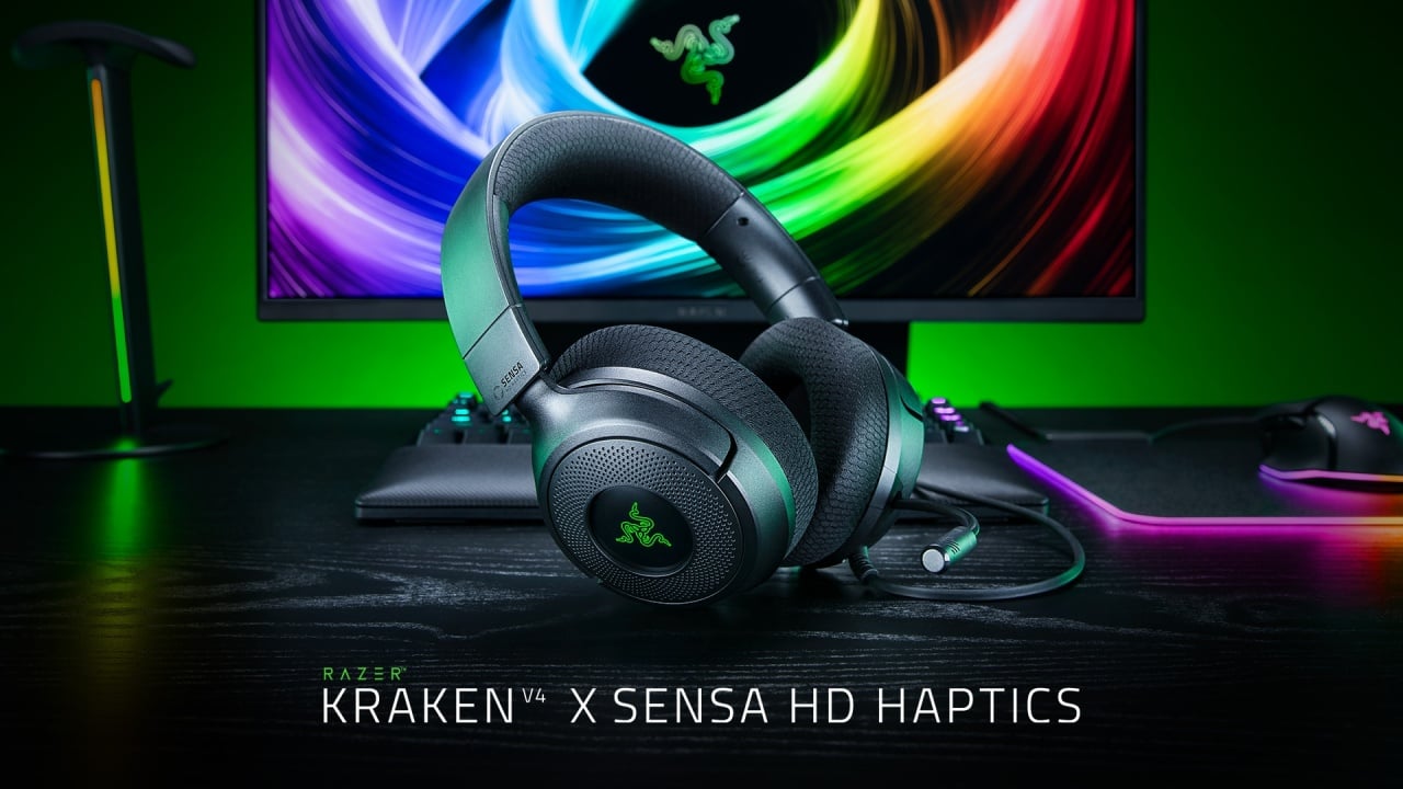 Razer Kraken V4 X Sensa HD Haptics
