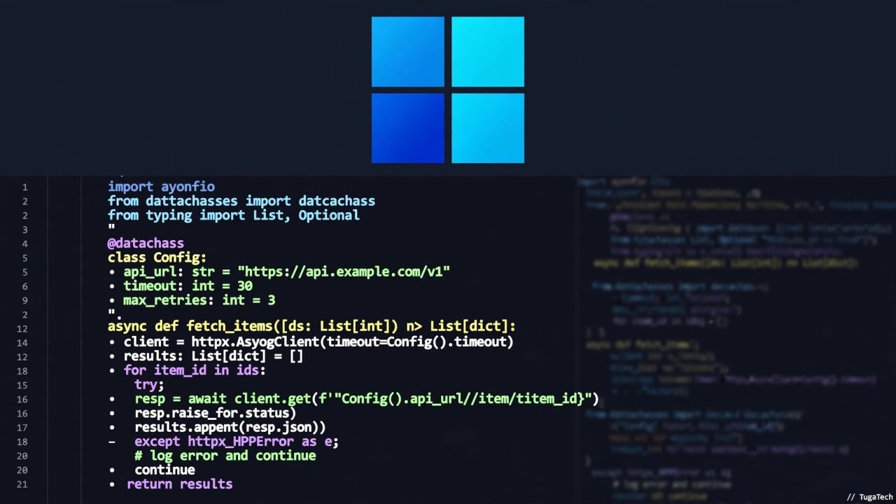Windows e programação
