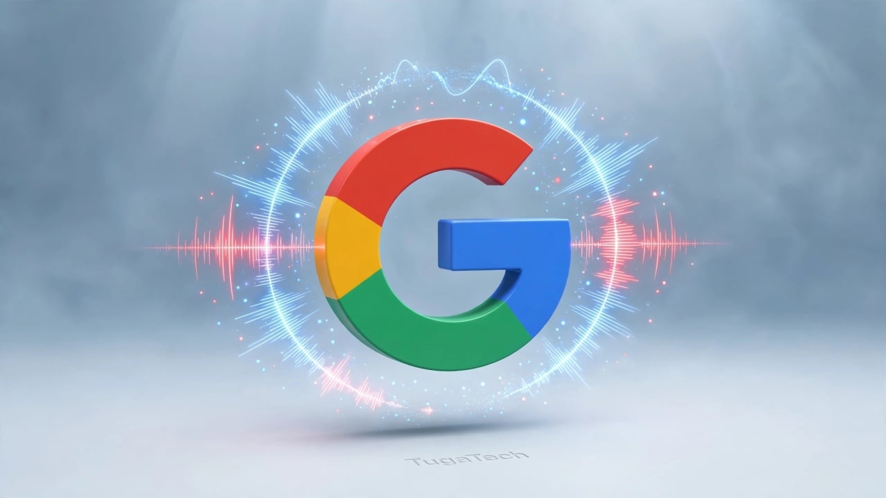 Google com ondas de som