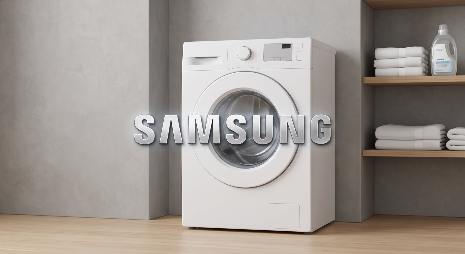 Samsung com máquina de lavar roupa