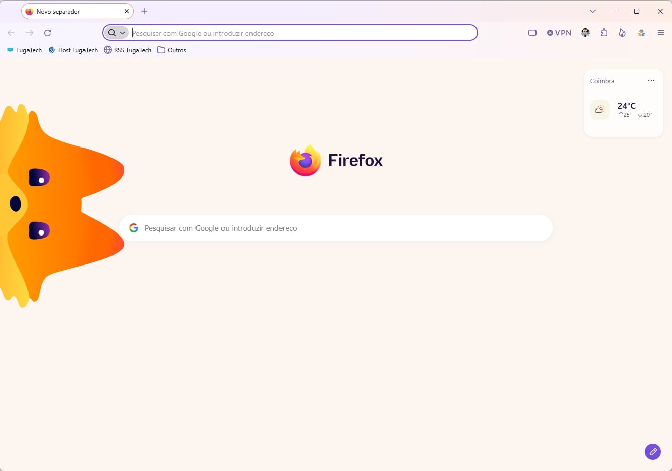 Firefox nova versão