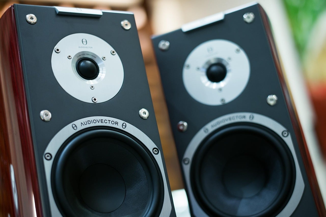 Colunas de som hifi