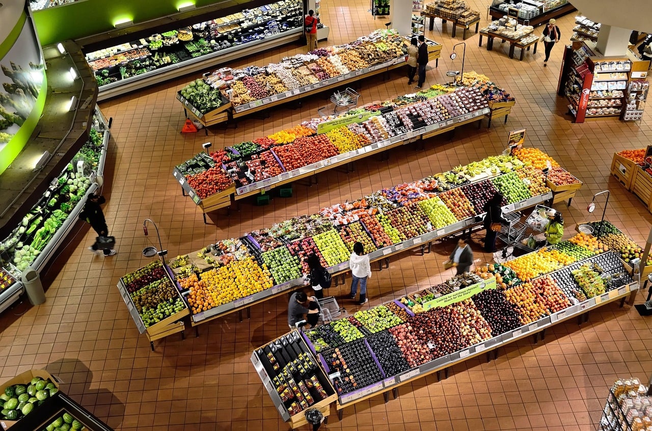 interior de uma loja de compras
