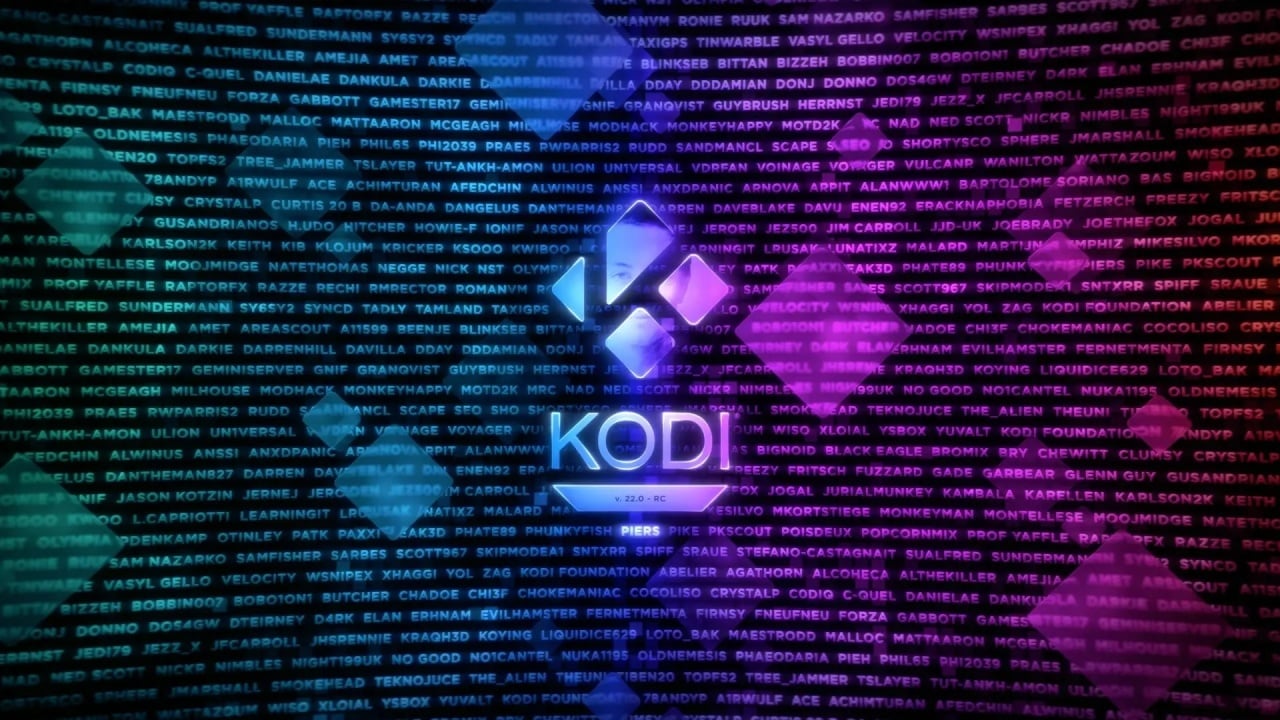 Kodi logo da aplicação multimédia