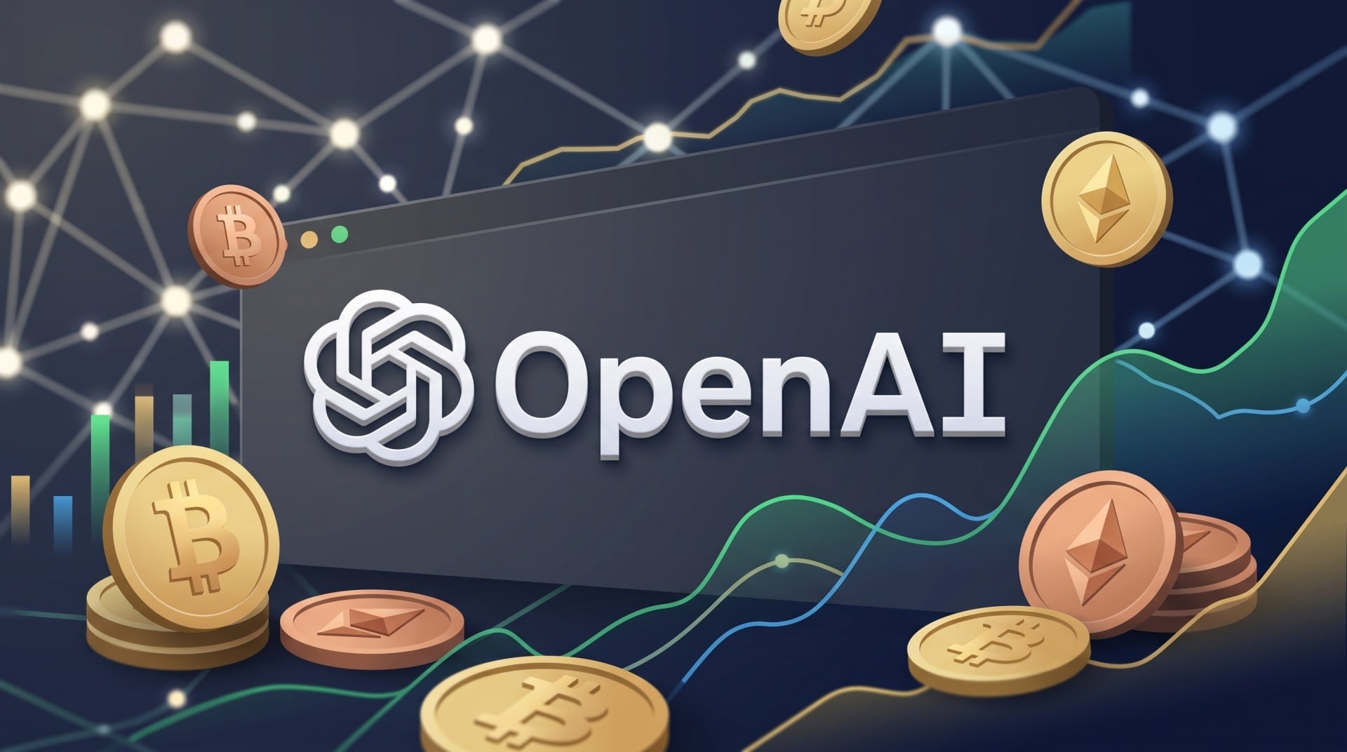 OpenAI com fundo de criptomoedas