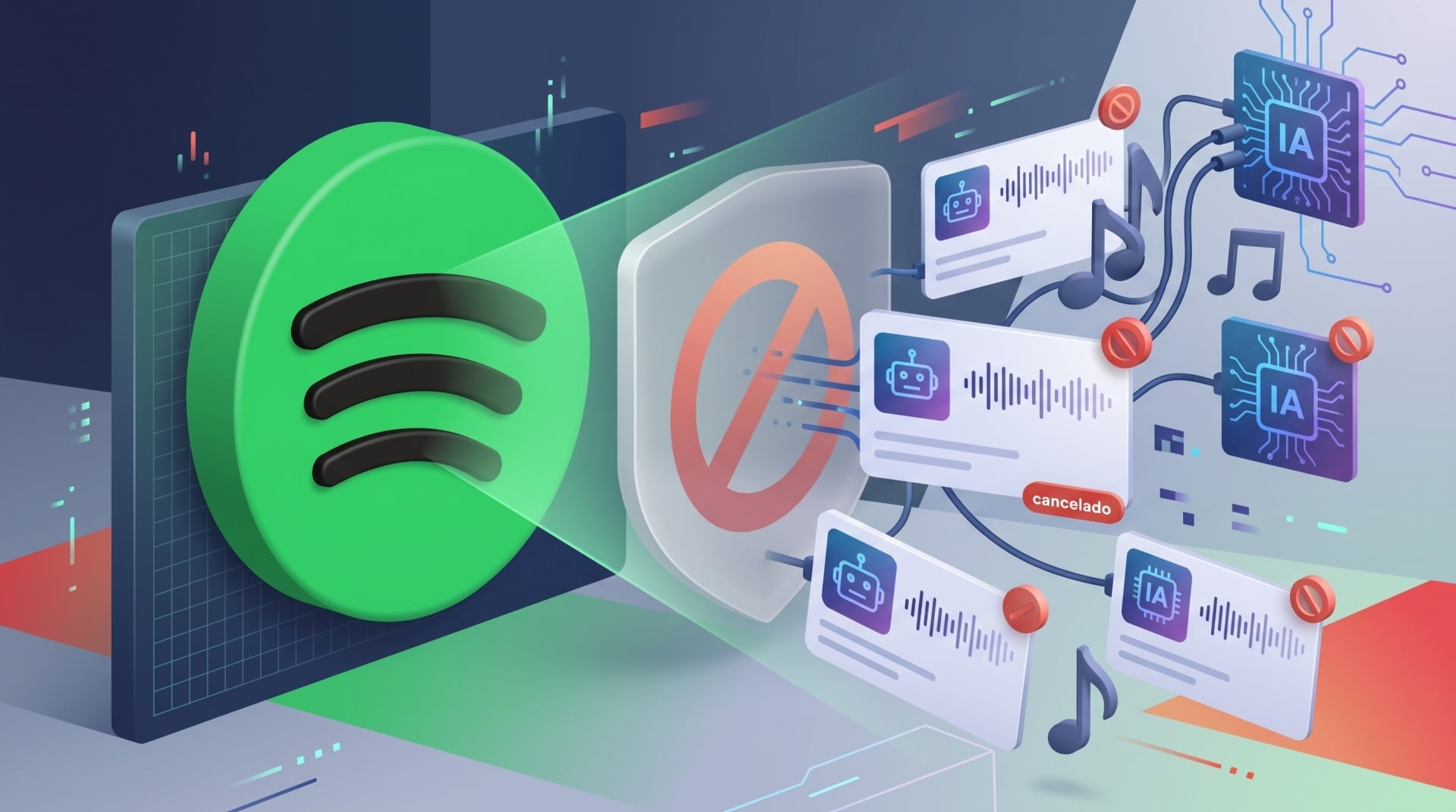 Spotify a banir IA
