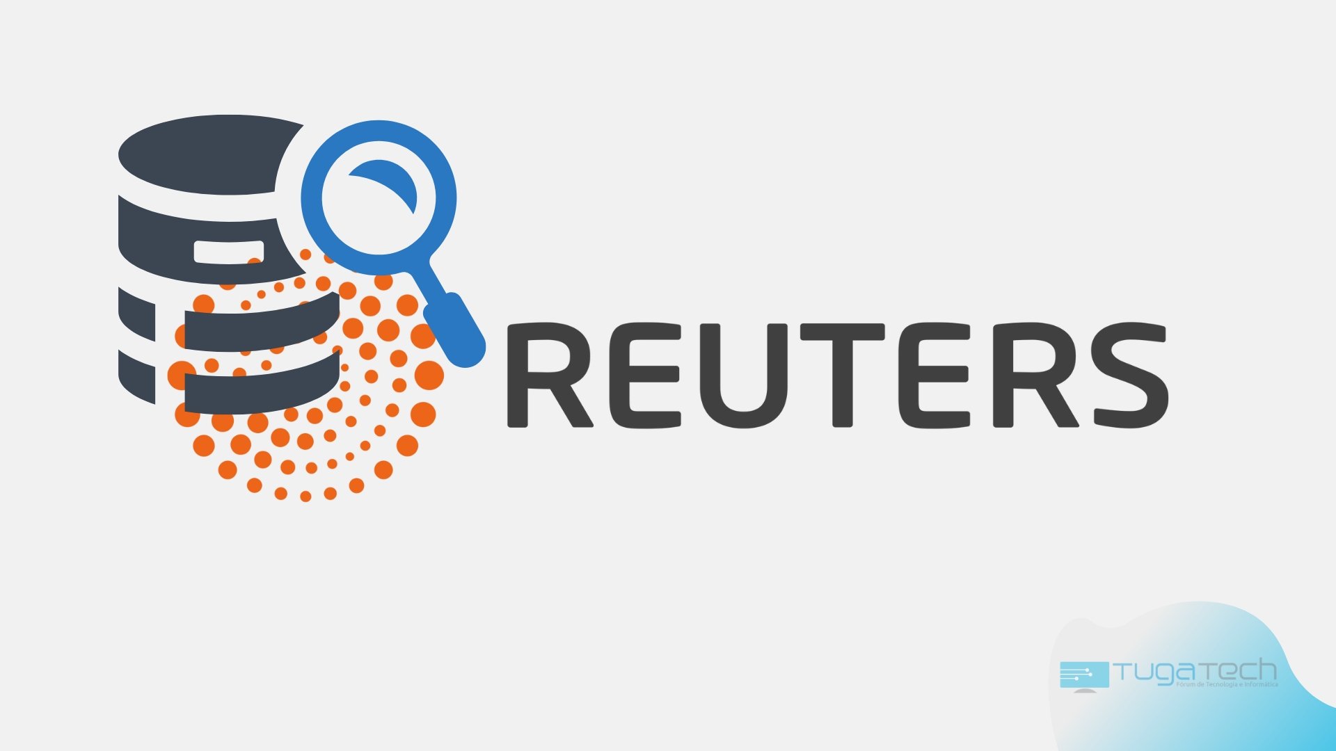 Logo da Reuters com base de dados sobre a imagem