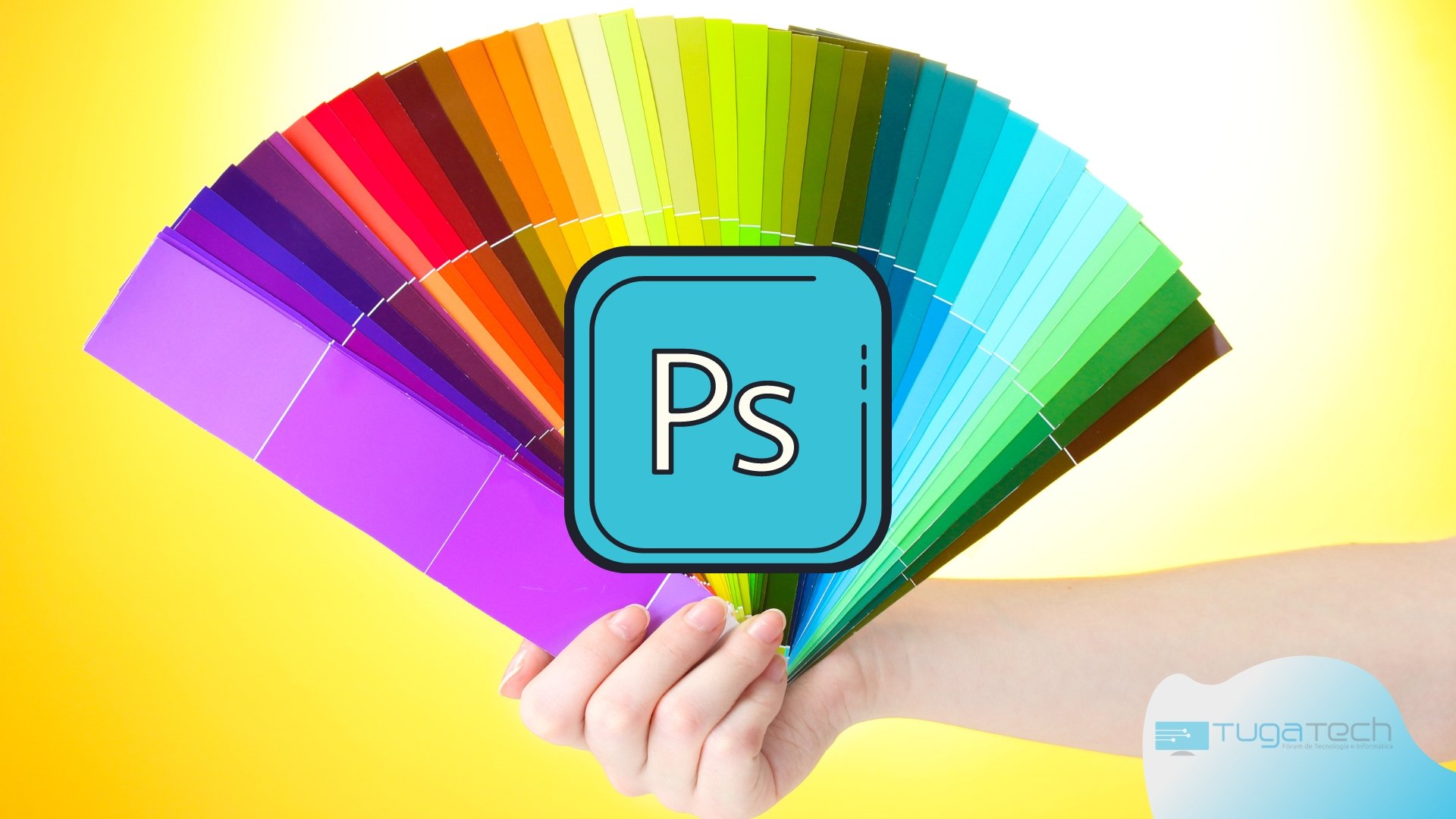 Adobe photoshop sobre palete de cores