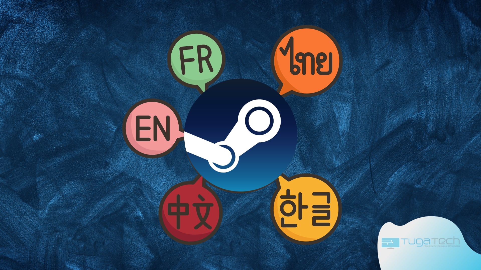 Steam com diferentes idiomas
