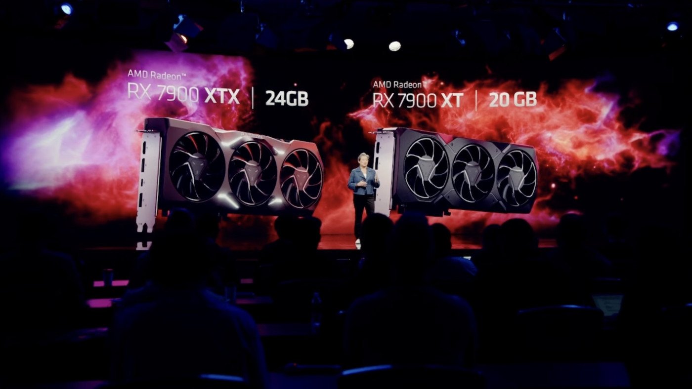 AMD Radeon evento das Radeon RX 7900 XTX