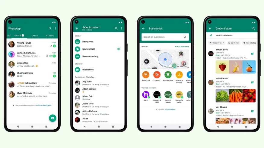 WhatsApp app smartphone