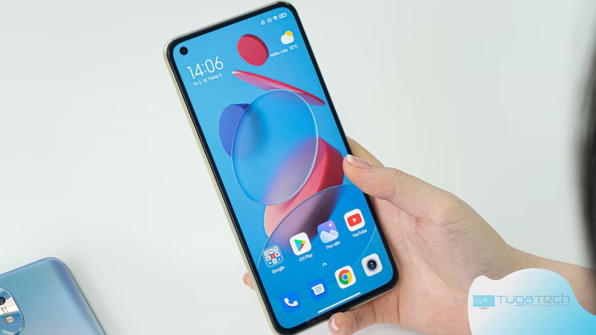 Xiaomi smartphone em uso