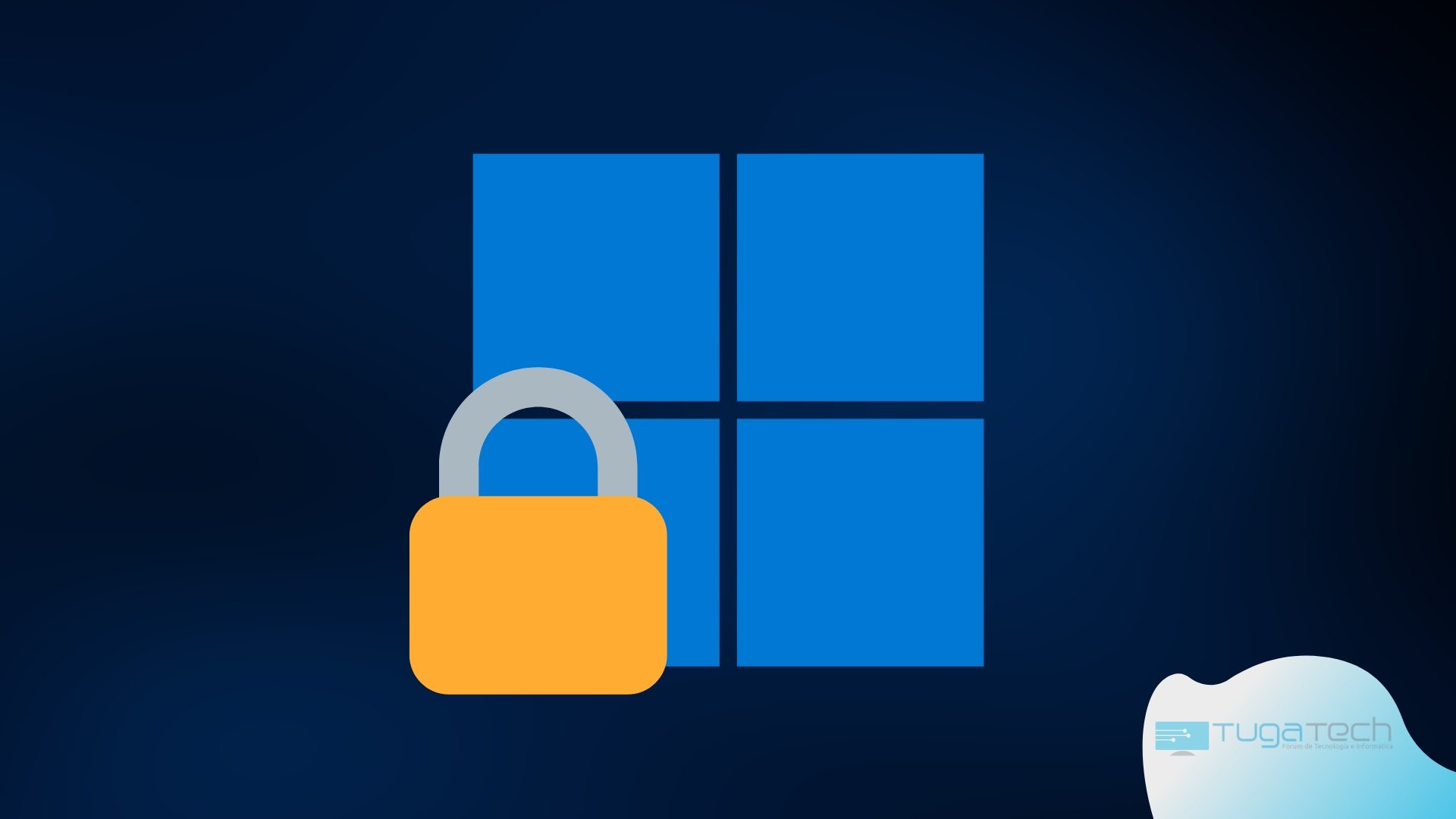 Windows 11 com cadeado de segurança